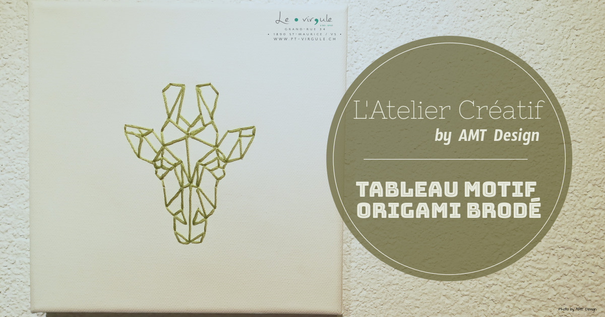 le-point-virgule-atelier-tableau-brode-origami tableau, cadre, broderie, origami, amt design, le point virgule, décoration, décoartion murale, décoration d'intérieur