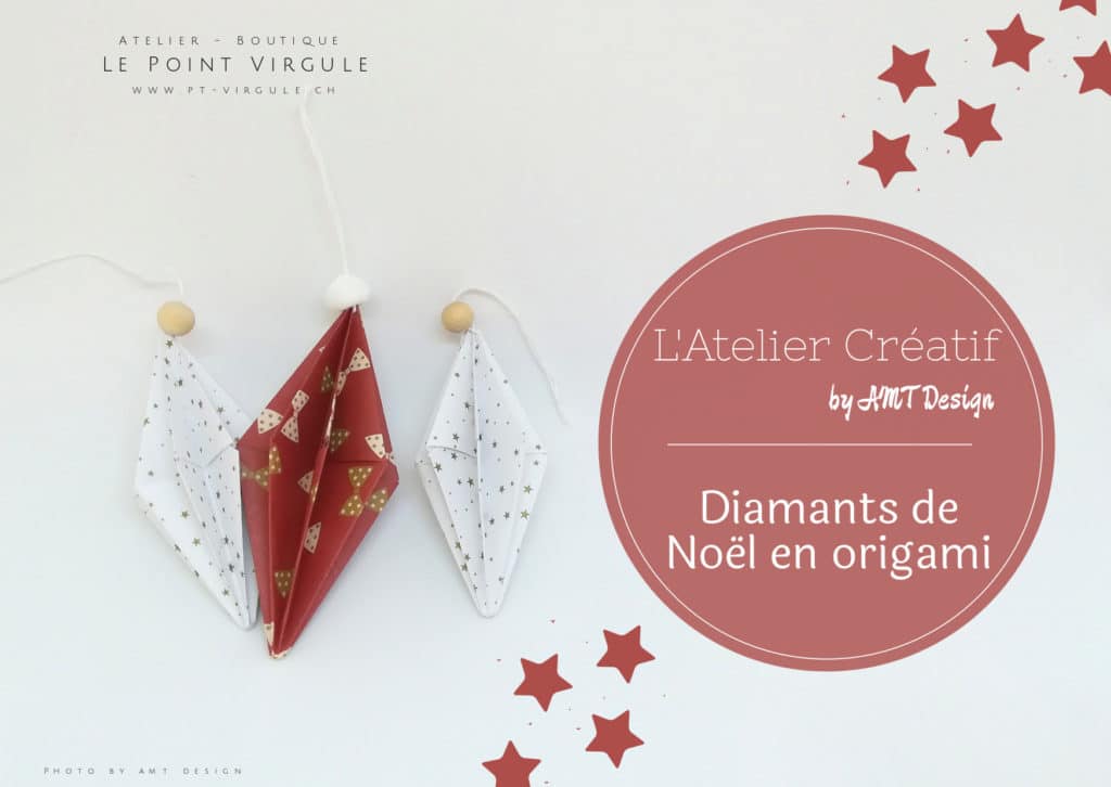 Atelier créatif adultes - décoration diamants pour Noël