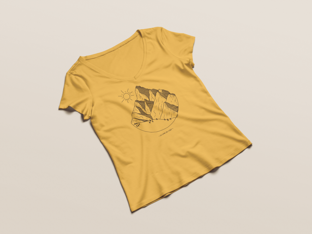 Cime de l'Est - T-shirt femme Indian Yellow